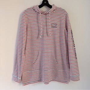 VINEYARD VINES Striped Whale Terry Hoodie